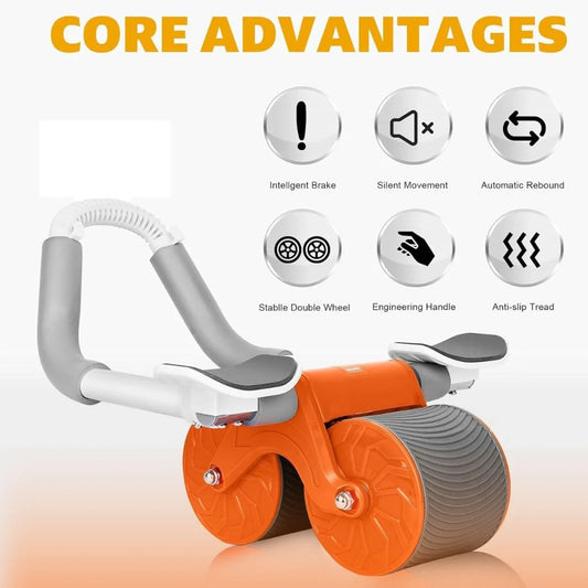 Abs Roller Wheel Workout Automatic Rebound