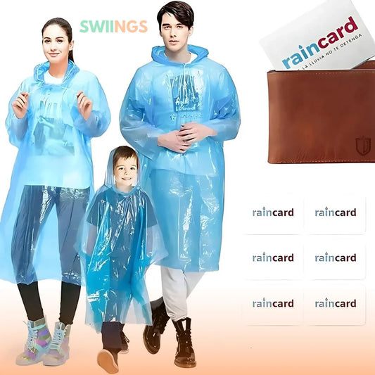 Pocket Rain card for Emergency use (50% Off Today) (5pcs)