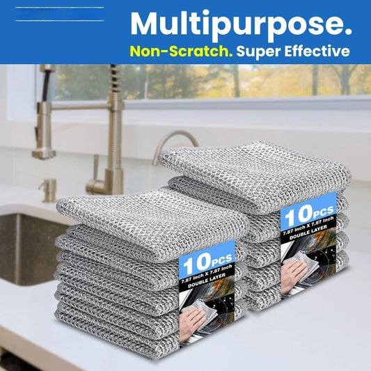 Multifunctional Non Scratch Wire Dishcloth (Buy 10 Get 10 Free)