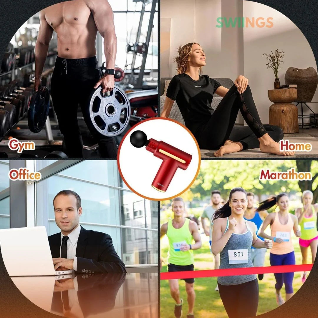 Smart Gun Massager For Head And Body