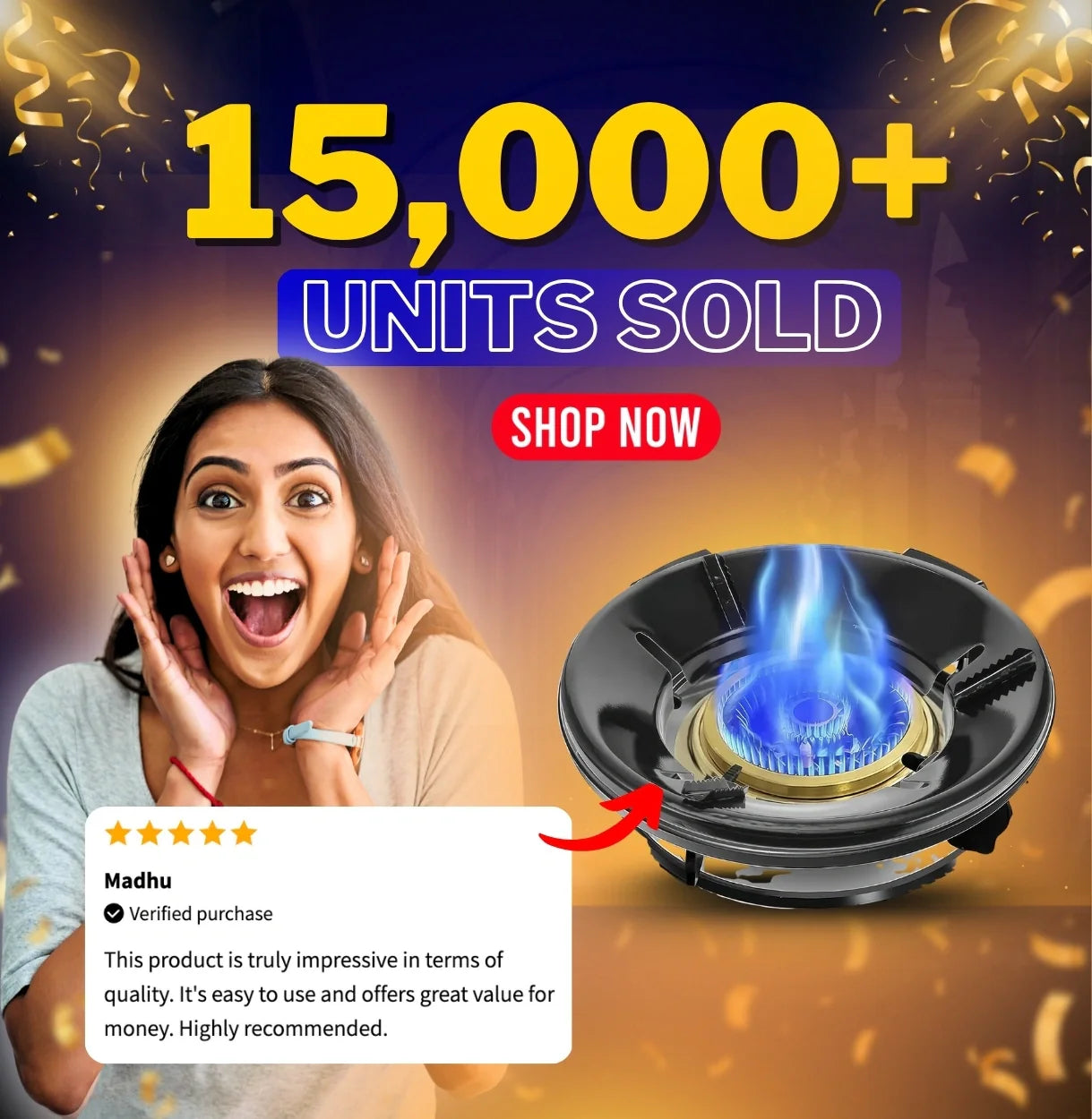 Premium Gas Saver Burner (Buy 1 Get 1 Free)
